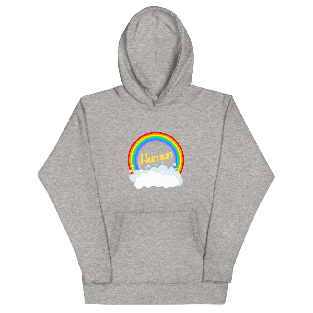 Rainbow Human Adult Unisex Hoodie