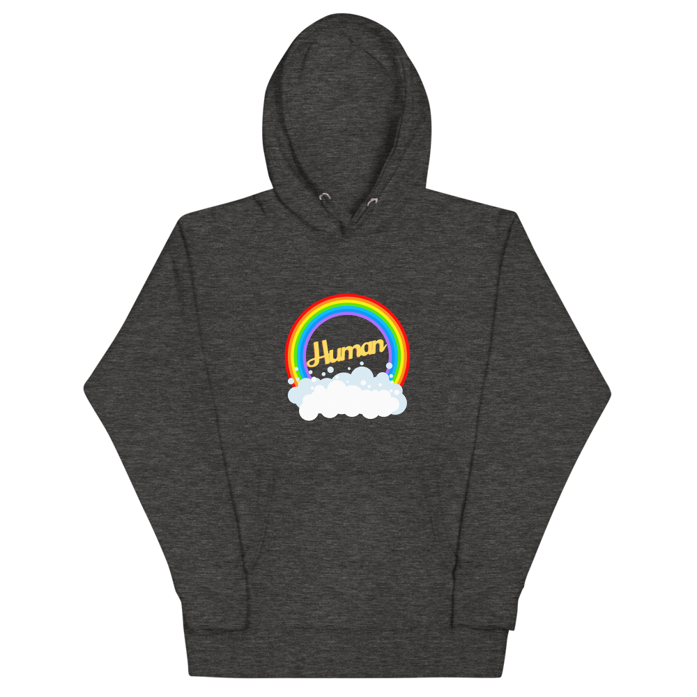 Rainbow Human Adult Unisex Hoodie