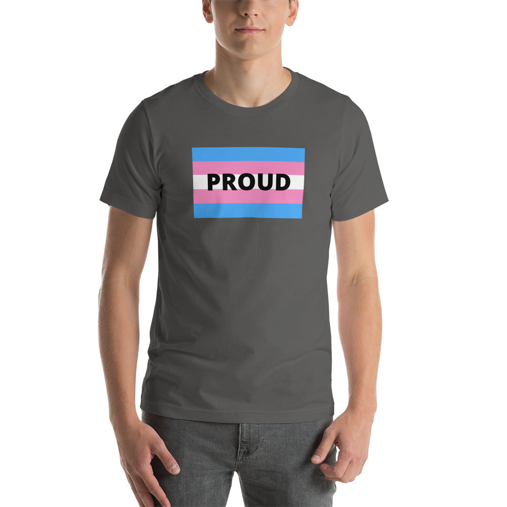 Trans Proud Block Unisex Tee