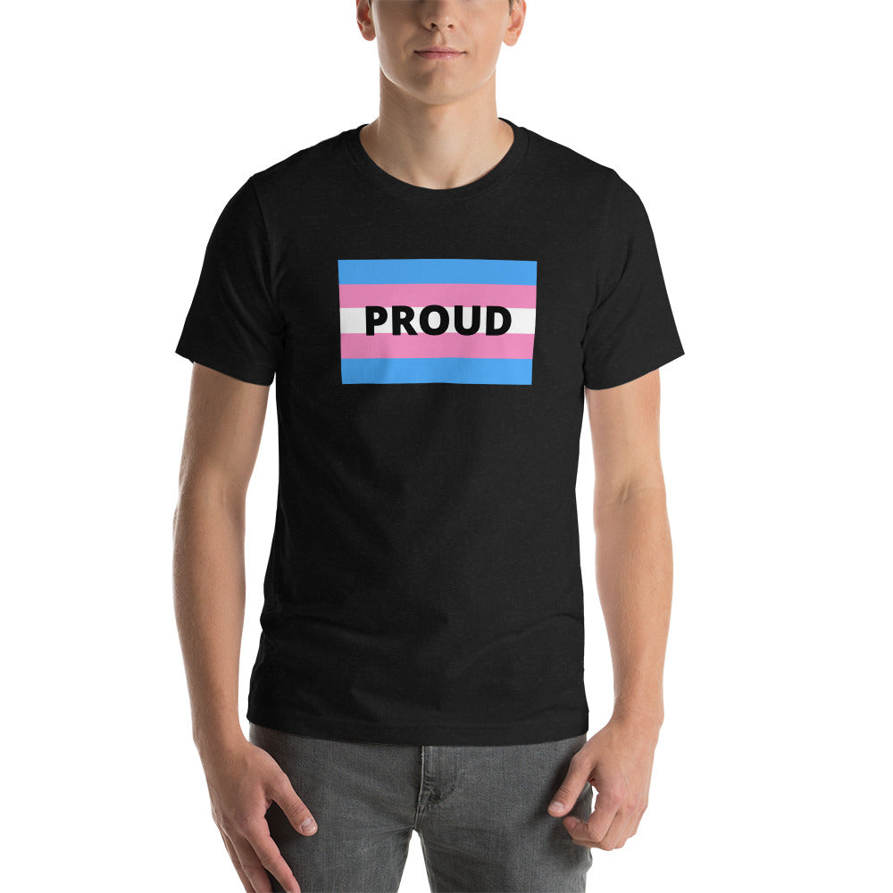 Trans Proud Block Unisex Tee