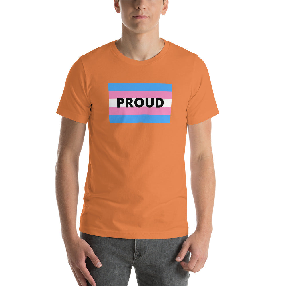 Trans Proud Block Unisex Tee