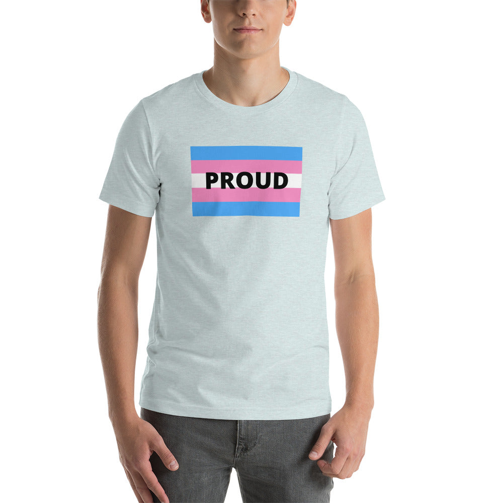 Trans Proud Block Unisex Tee