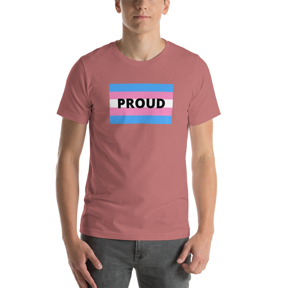 Trans Proud Block Unisex Tee