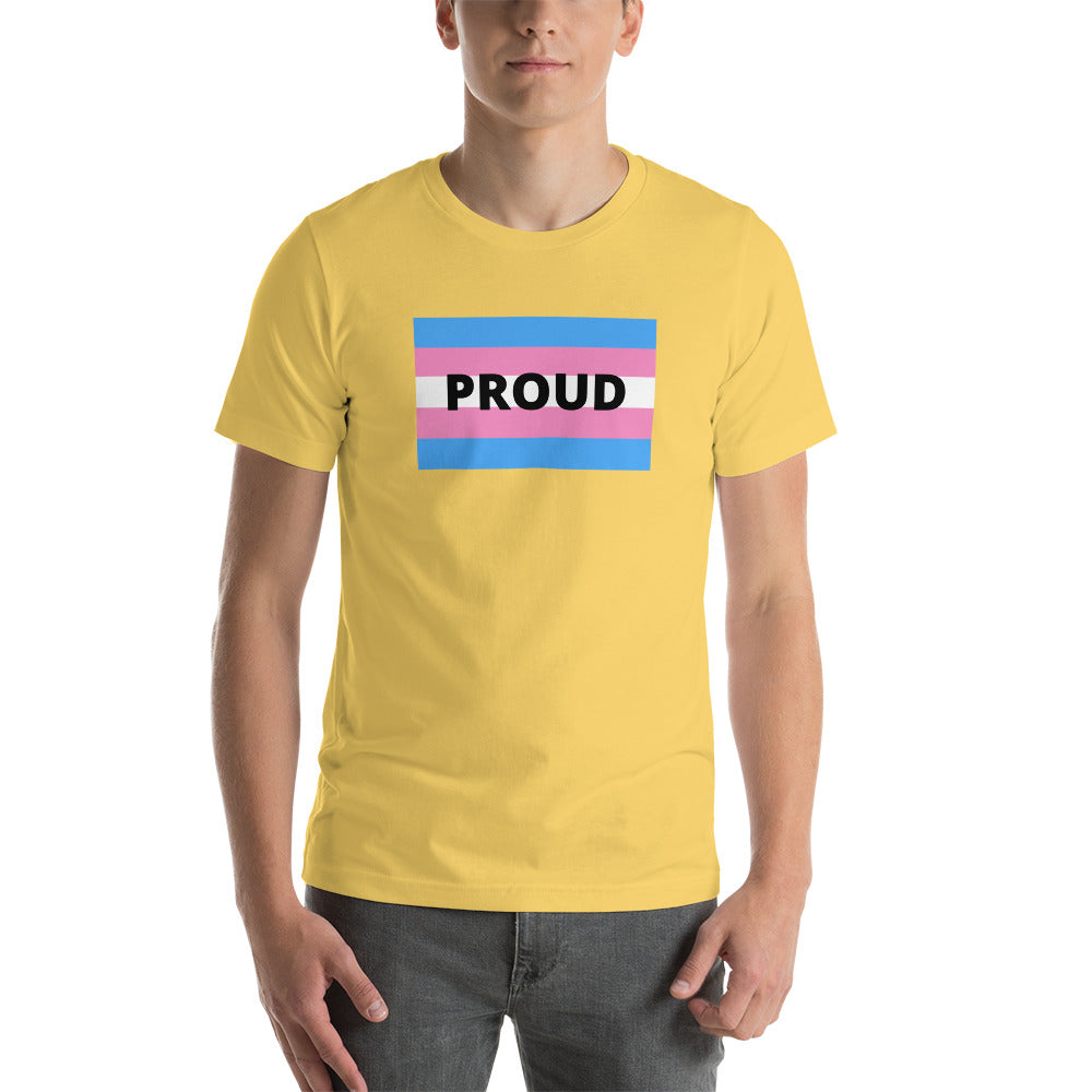 Trans Proud Block Unisex Tee